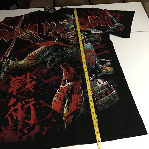 Iron Maiden Senjutsu Samurai Eddie All Over Print T-Shirt XL The Roxx - Picture 5 of 5